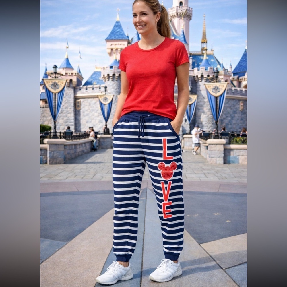 EUC DISNEY PARKS MICKEY MOUSE MEDIUM JOGGERS/SWEATPANTS